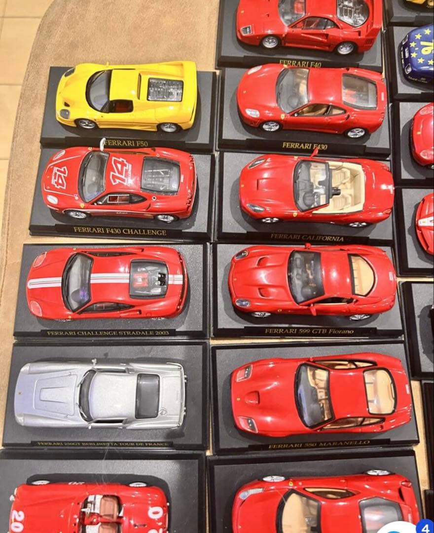 フェラーリ　コレクション　アシェット　Ferrari ミニカーまとめ売り　55台