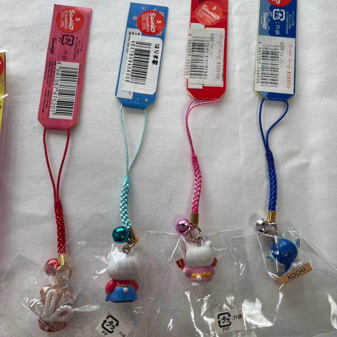 新品◆ハローキティ ご当地キティ 根付けストラップ 四国 12個セット◆匿名配送