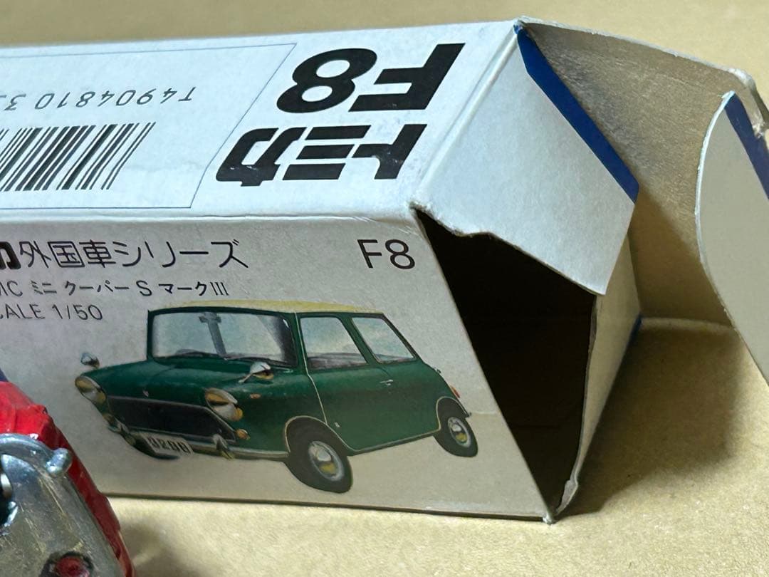 訳あり トミカ ミニクーパー クリヤマ模型 タミヤ 赤