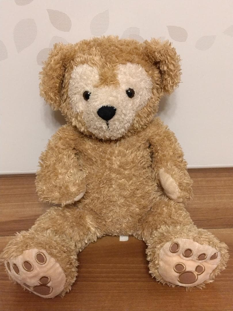 【美品、超レア】初期ダッフィーぬいぐるみ2004～2005購入　ビーズ入り白タグ