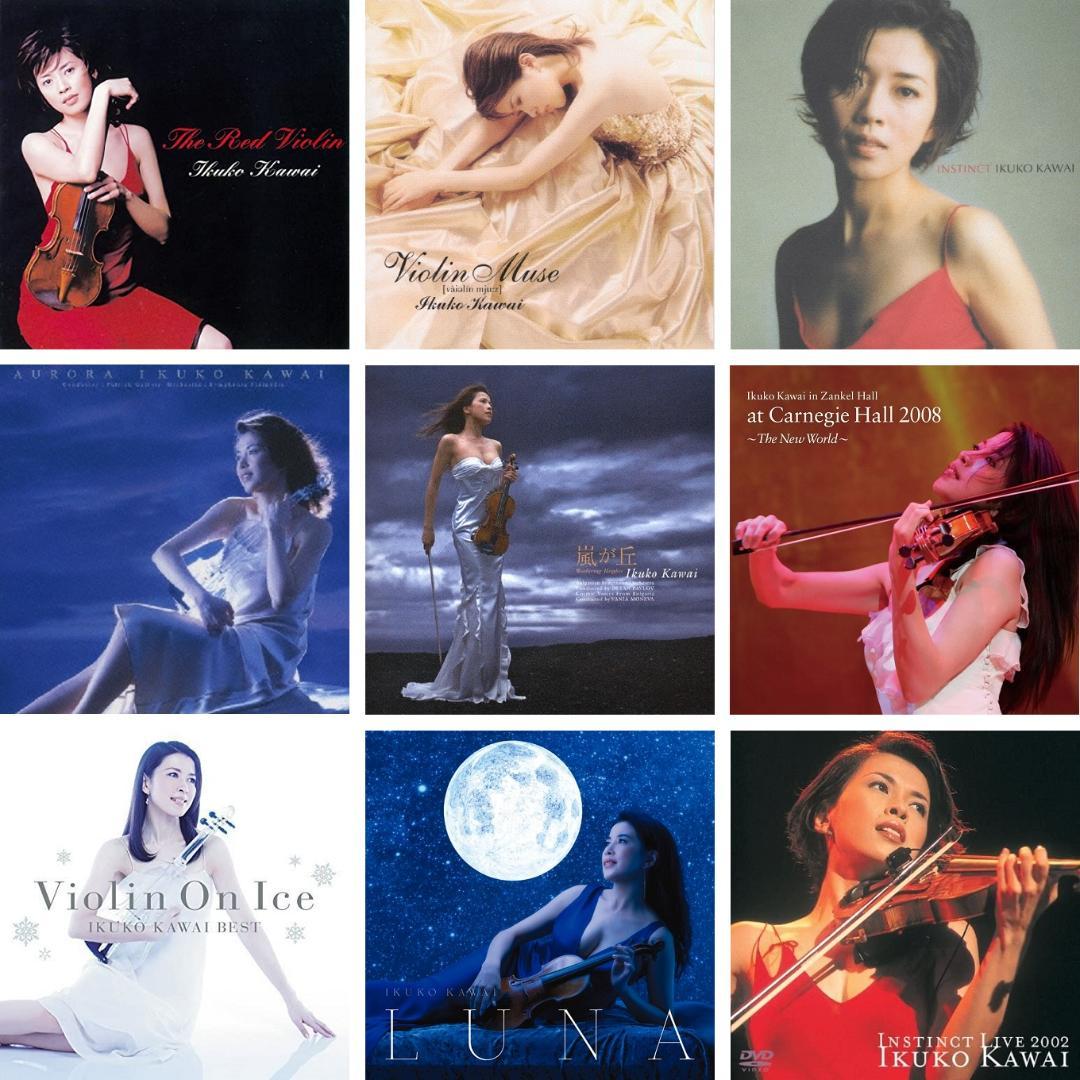 川井郁子（CD8枚＋ライブDVD2枚）直筆サイン付ベスト含む