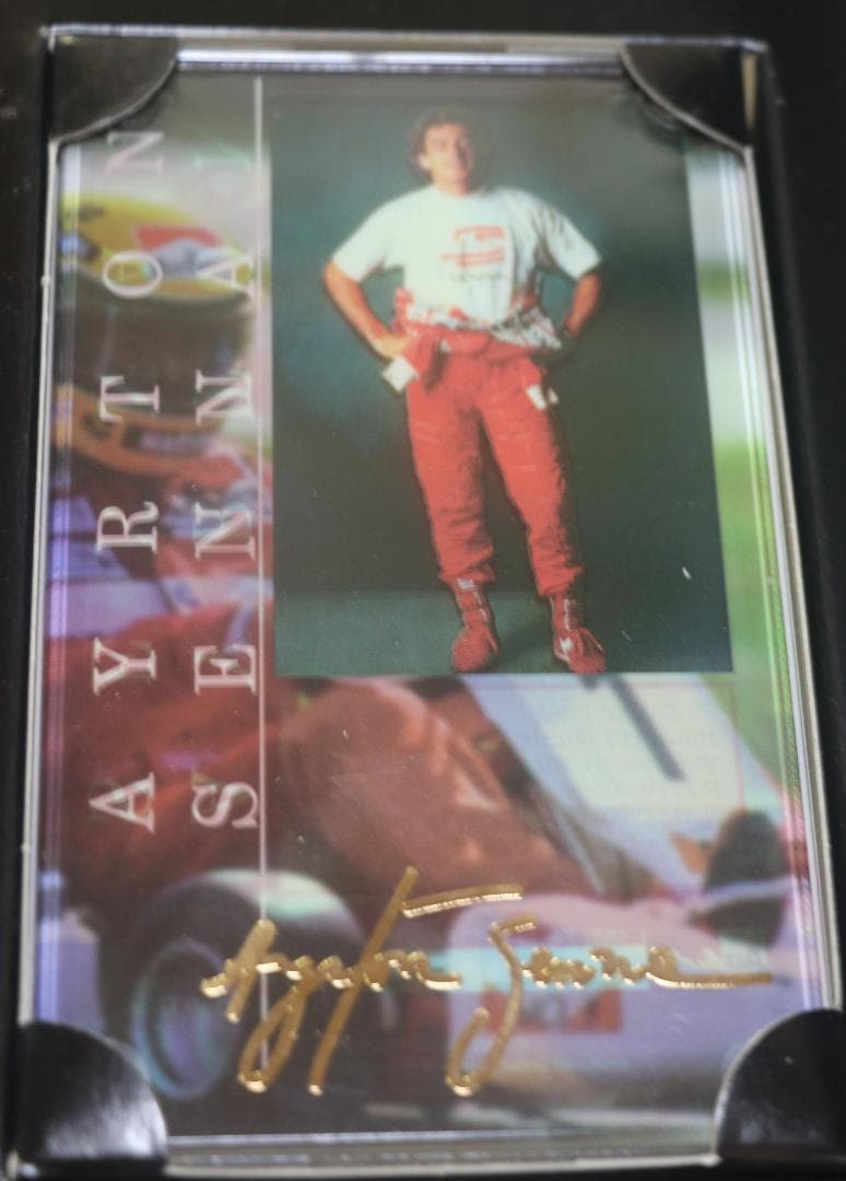 とと　 タカラ製　アイルトン ・セナ フィギャー　記念プレート付き