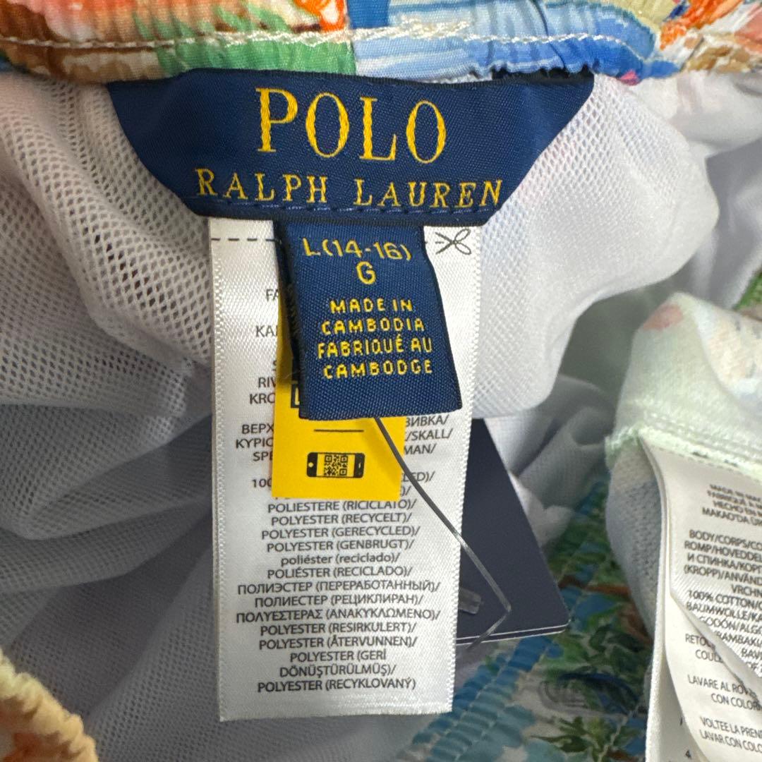 ポロ　ラルフローレン　L 14-16 G ポロベア　ポロシャツ　ショートパンツ