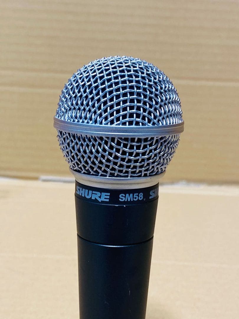 SHURE SM58 ダイナミックマイク 中古!