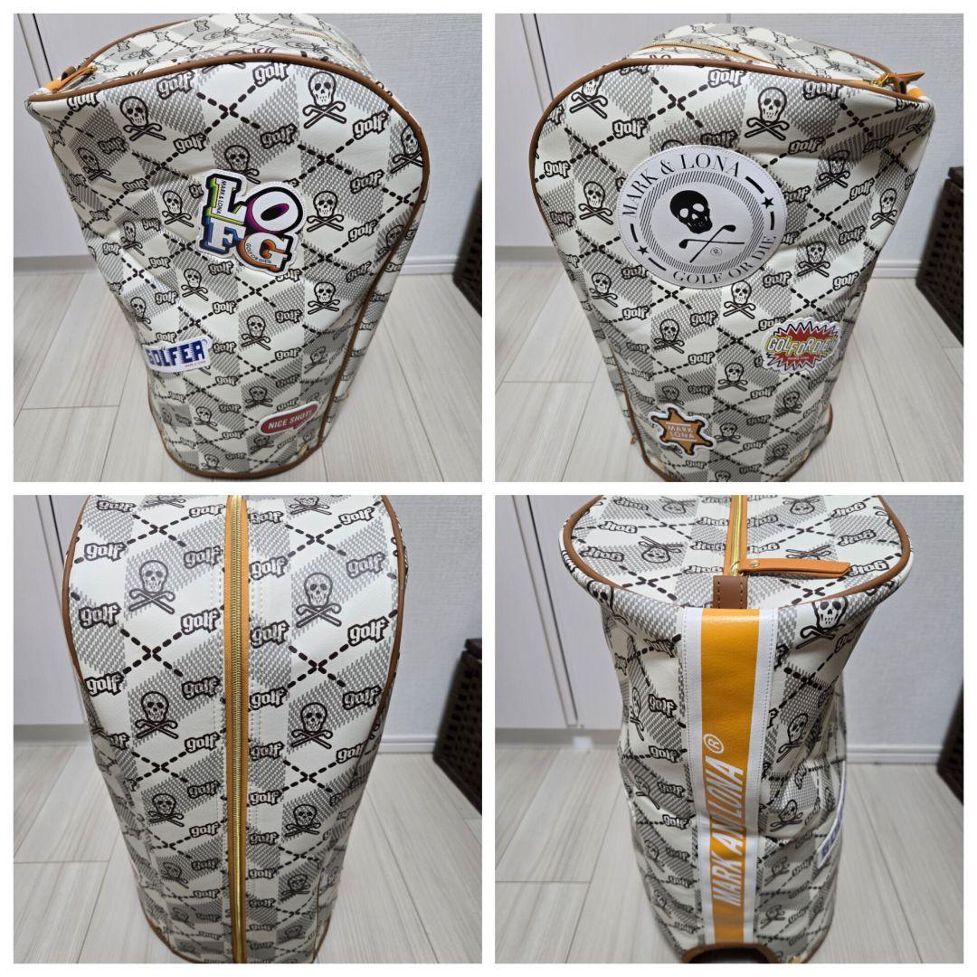 超美品 MARK&LONA キャディバッグ 限定・完売品 ブラウン オレンジ