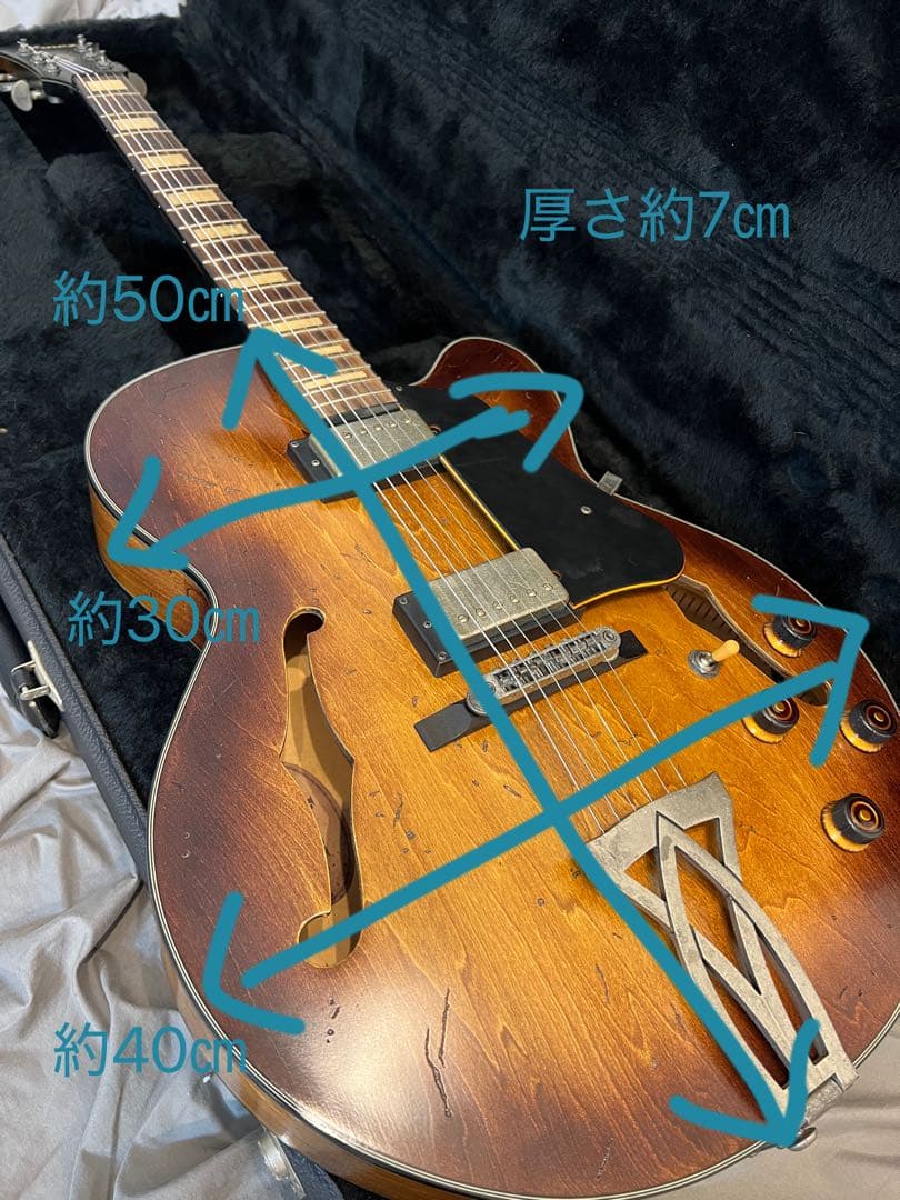 Ibanez afv10a フルアコ レリック加工品 アイバニーズ