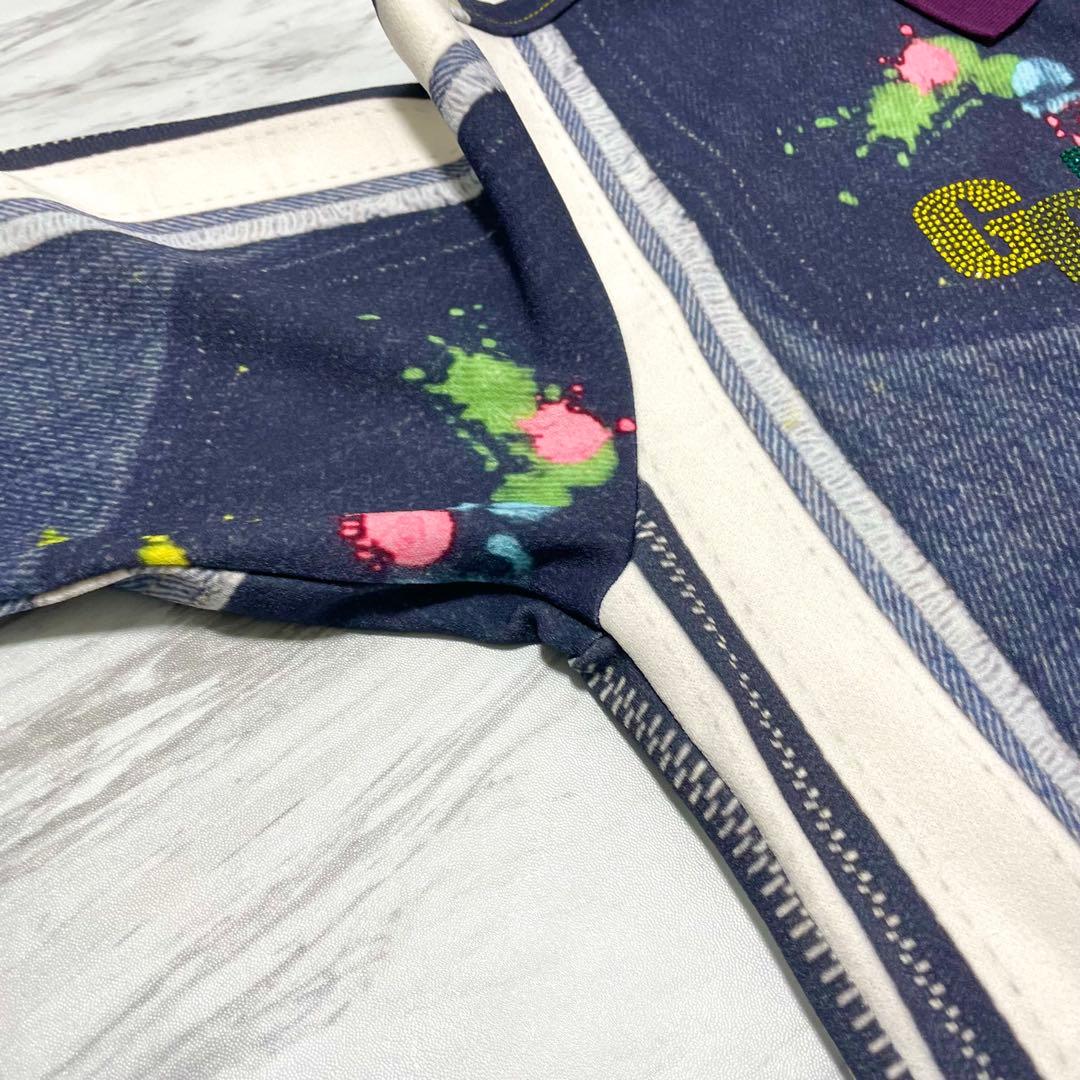 極美品 23SS⭐️マーク&ロナ ポロシャツ 木村拓哉着用モデル 総柄 ドクロ L