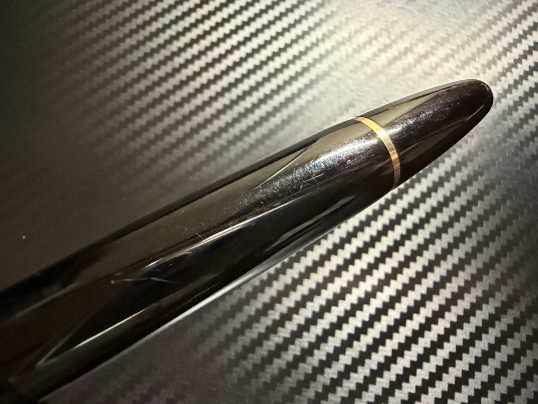 美品 モンブラン マイスターシュテュック 146 14K 全金 F 細字 万年筆