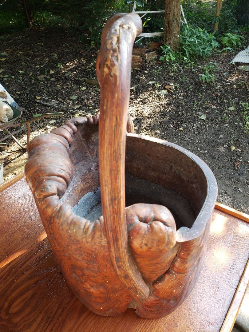 火鉢 ケヤキ 移動用