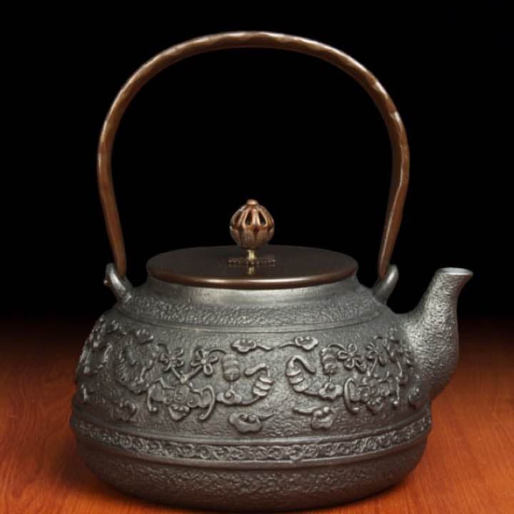 松紋堂 鉄器 急須 伝統工芸 手作り 鉄分補給 鉄瓶　015