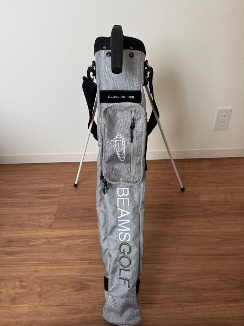 BEAMSGOLF スタンド式ゴルフバッグ グレー