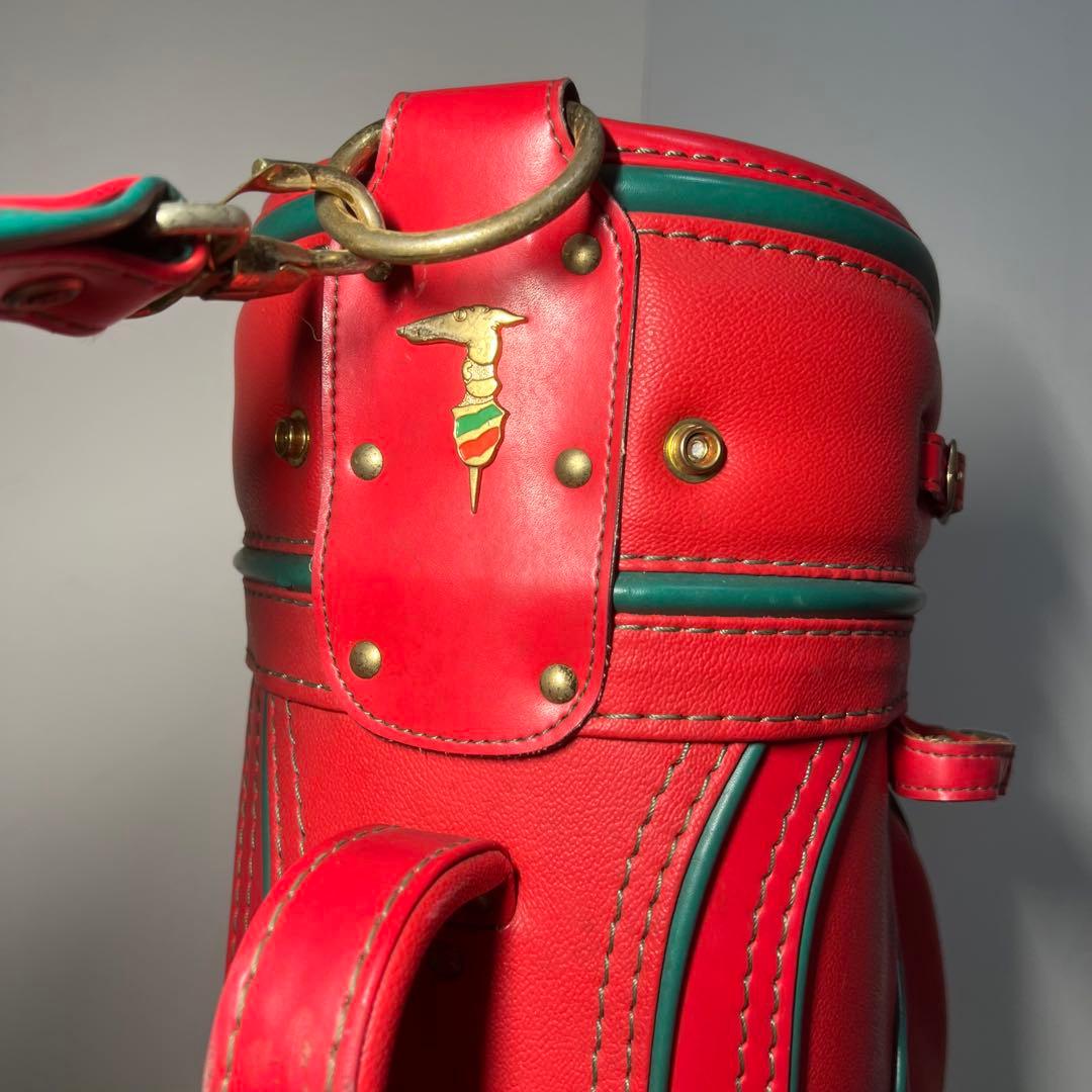 M0 TRUSSARDI トラサルディ　ゴルフバッグ　赤色