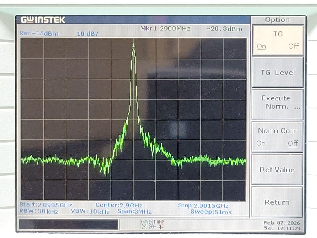 GWINSTEK GSP-830 スペクトラムアナライザーTG Ref OP 付