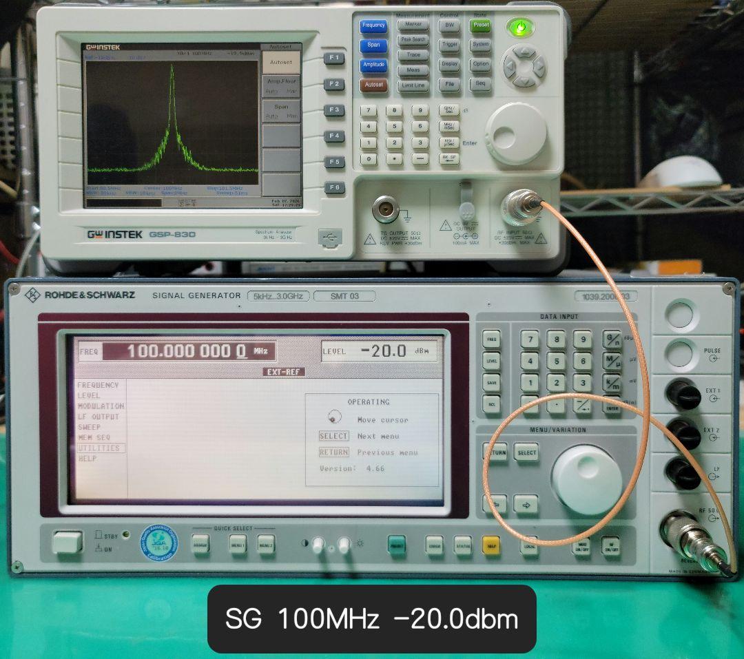 GWINSTEK GSP-830 スペクトラムアナライザーTG Ref OP 付