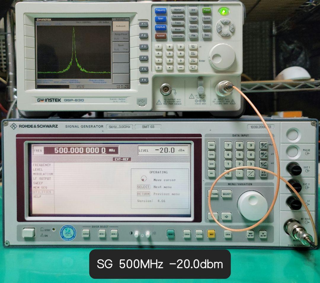 GWINSTEK GSP-830 スペクトラムアナライザーTG Ref OP 付