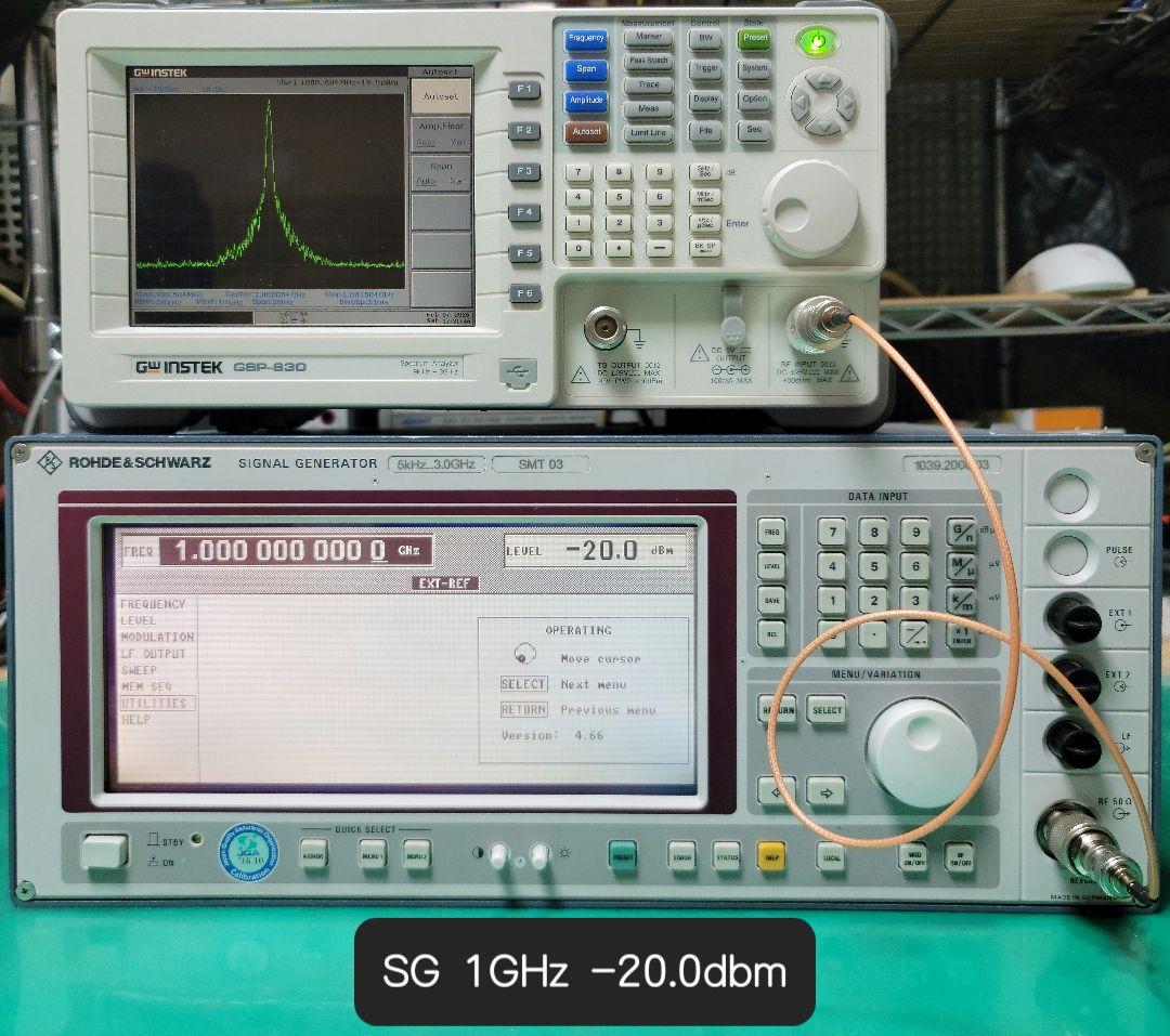 GWINSTEK GSP-830 スペクトラムアナライザーTG Ref OP 付
