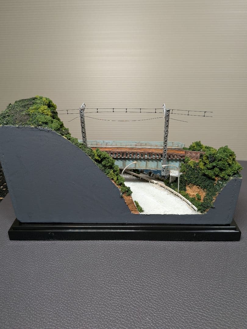 No.61鉄道Nゲージジオラマ車両、バス等付き