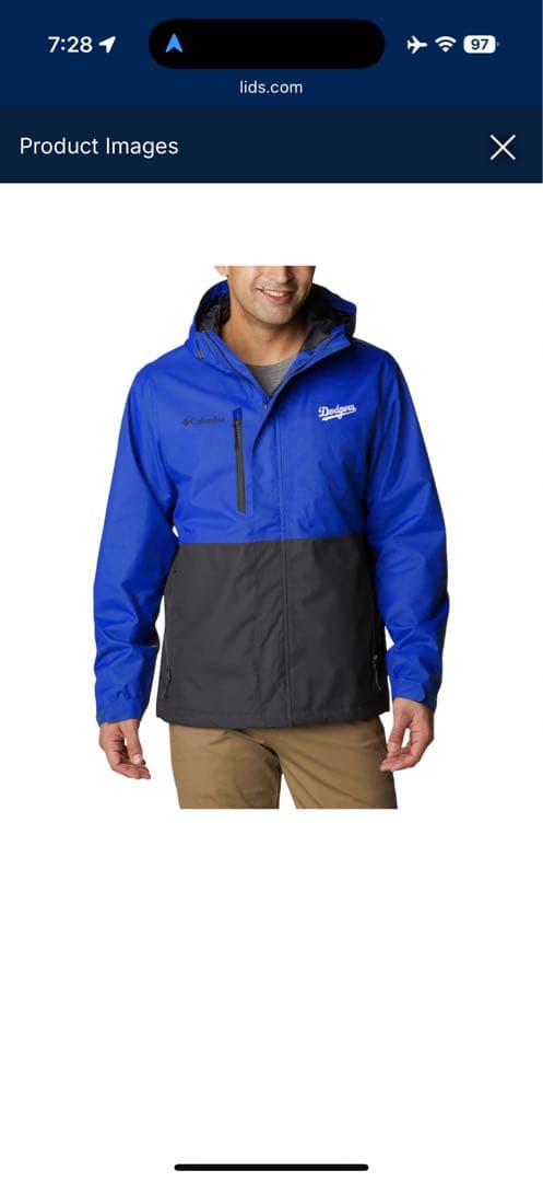 ドジャース　コロンビア　Rain Jacket L 日本未発売