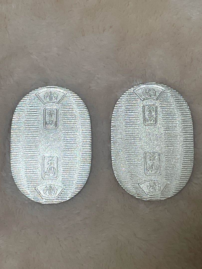 純銀 小判 佐川急便 誕生日記念品　40g