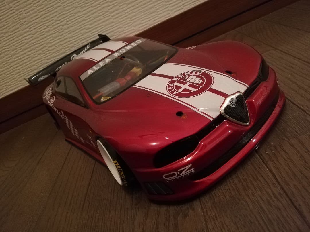 1/10 HPI ラジコン ボディ アルファロメオ 156 ドリパケ等に