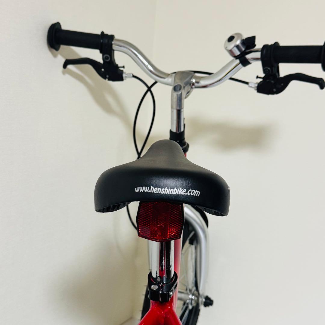 へんしんバイク スタンド付き 赤 レッド Henshin Bike