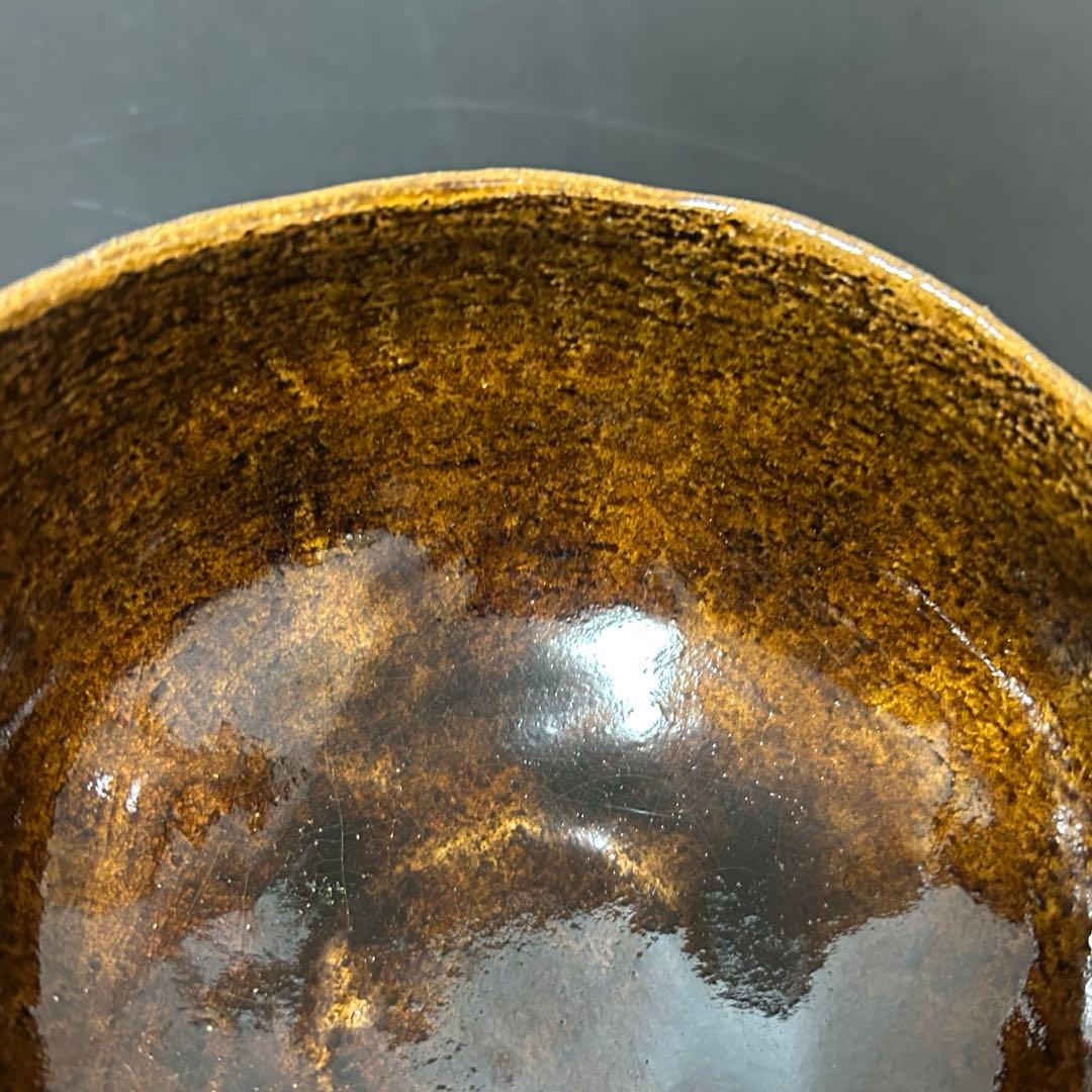 大樋年雄（11代長左衛門）飴茶碗　茶道具鵬雲斎坐忘斎淡々斎即中斎而妙斎棗水指釜