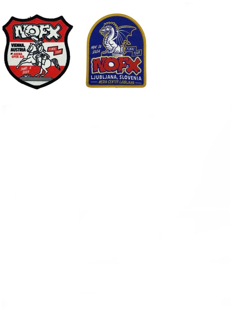 海外限定NOFXファイナルツアーパッチ11個ハイスタhi-standard