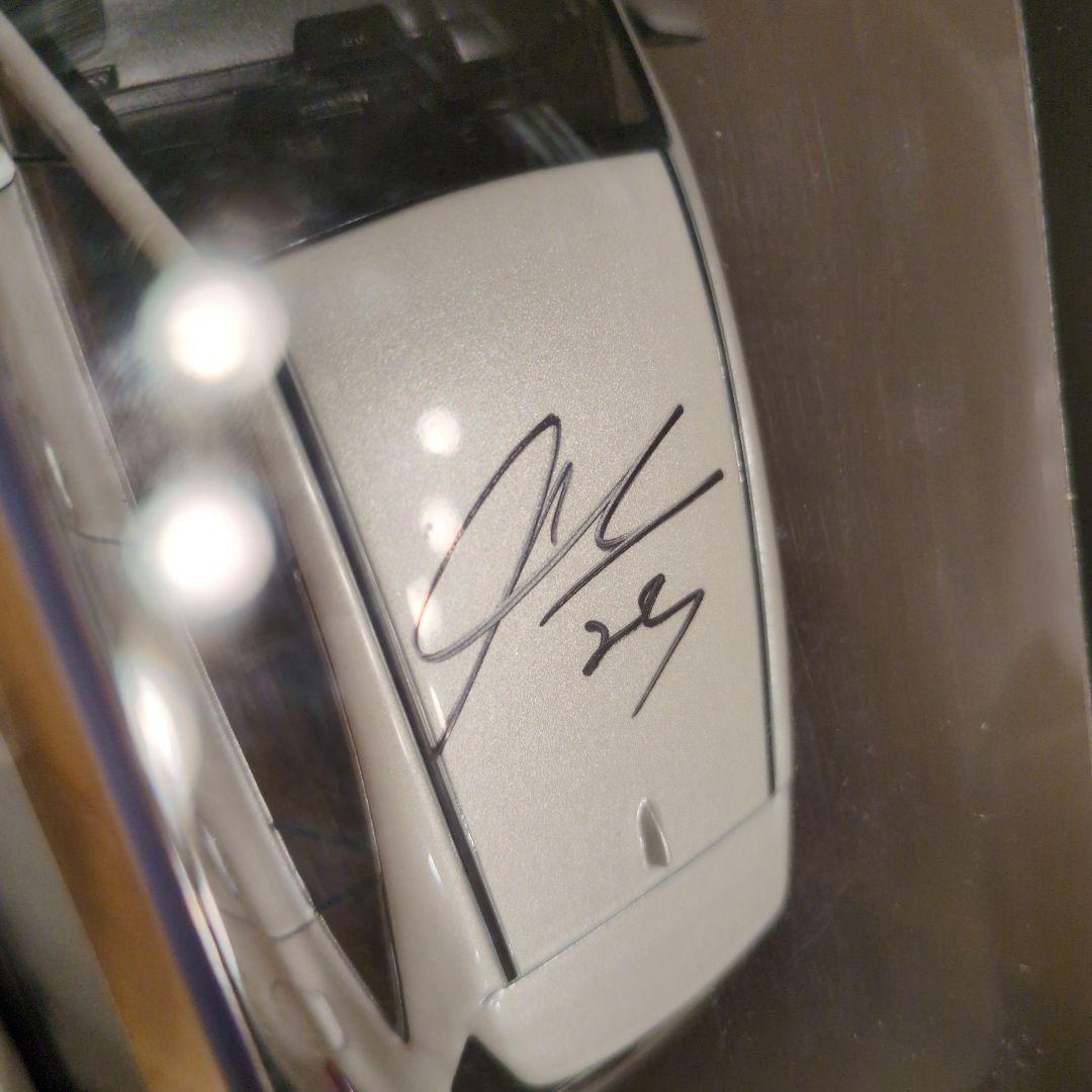 Bリーグ田中大貴選手サイン入りミニカー　アルバルク東京