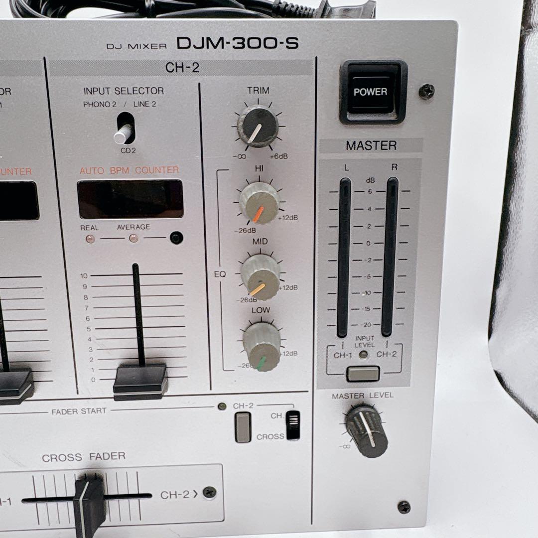 Pioneer パイオニア DJミキサー DJM-300-S シルバー 美品