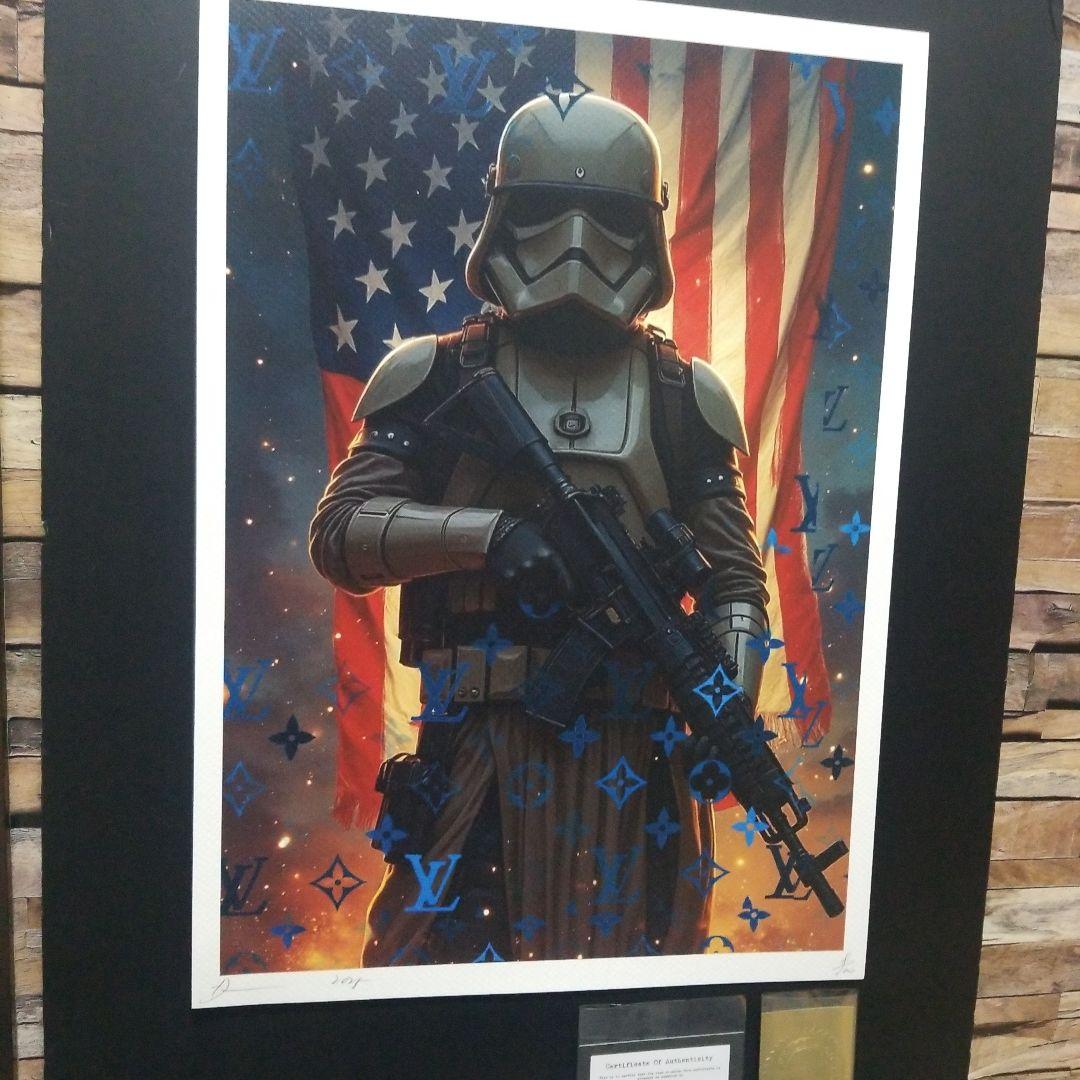 世界限定100枚 DEATH NYC STARWARSトルーパーヴィトン星条旗