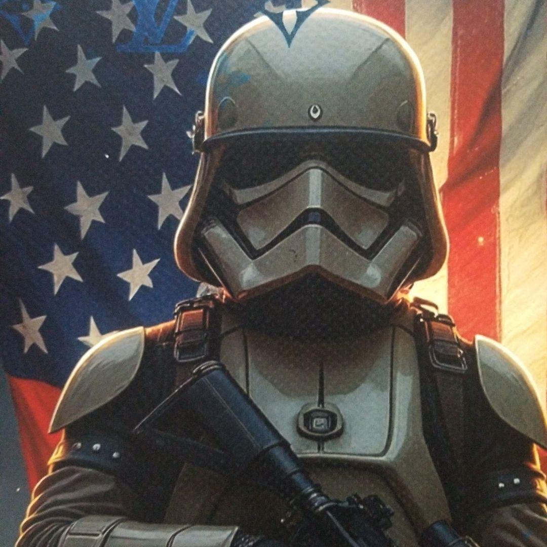 世界限定100枚 DEATH NYC STARWARSトルーパーヴィトン星条旗