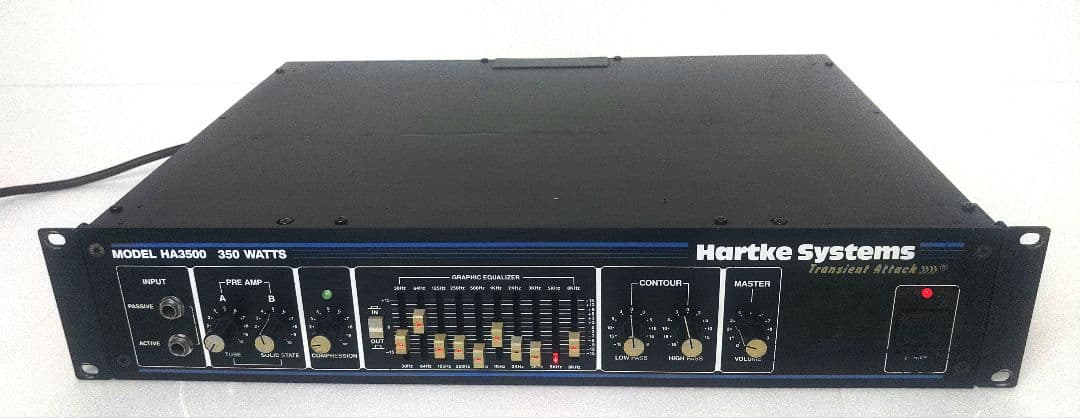 Hartke HA3500 　CLASSIC PRO 2Uラック付属
