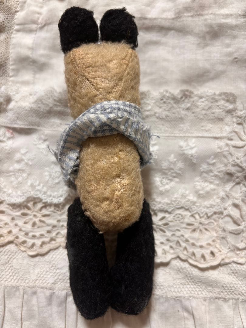 ミニベアちゃん　レア　パンダベア　アンティークベア　ヴィンテージベア