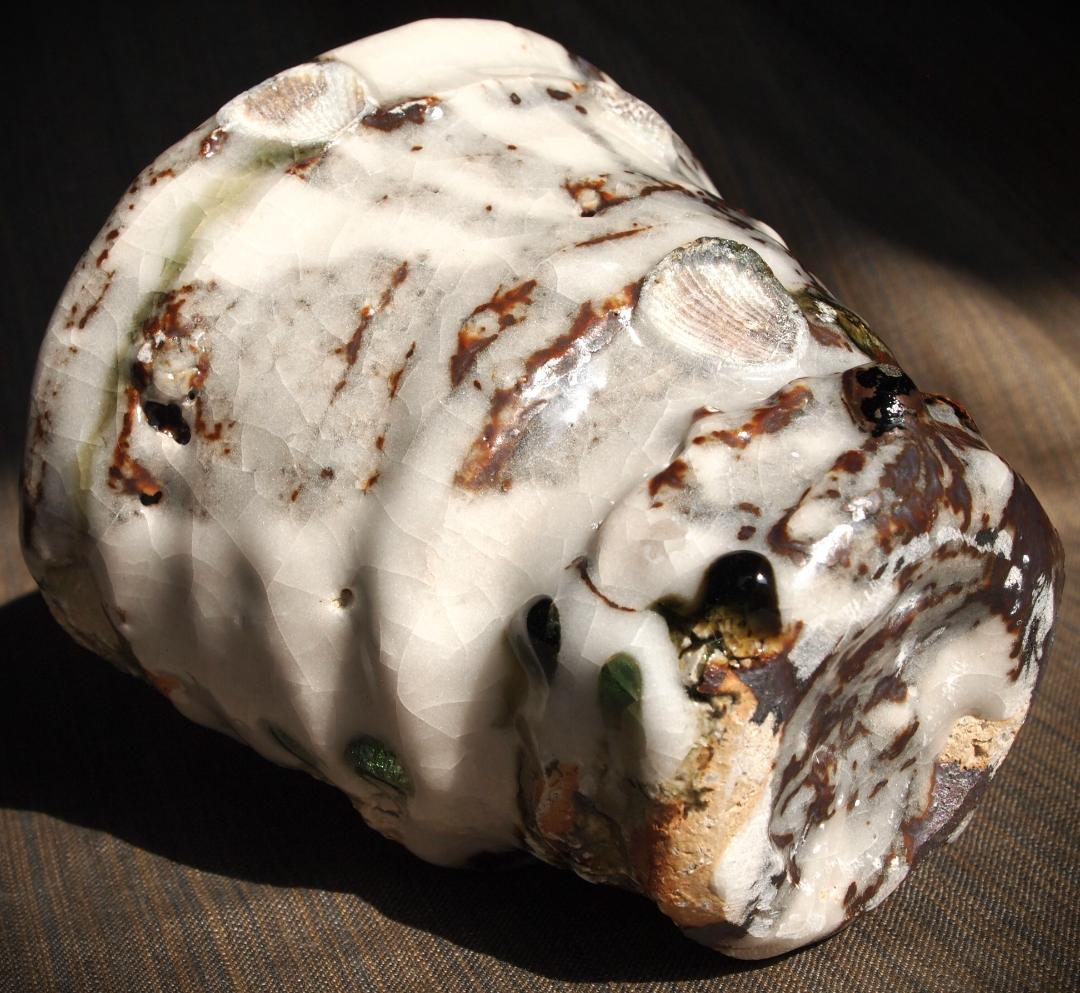 個展作品★村越琢磨【師：梅原武平】志野織部フリーカップA★ビードロ