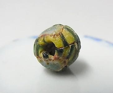 ★G2704★古代とんぼ玉 (A48) ローマ　美枯　ガラスビーズ　モザイク芯玉