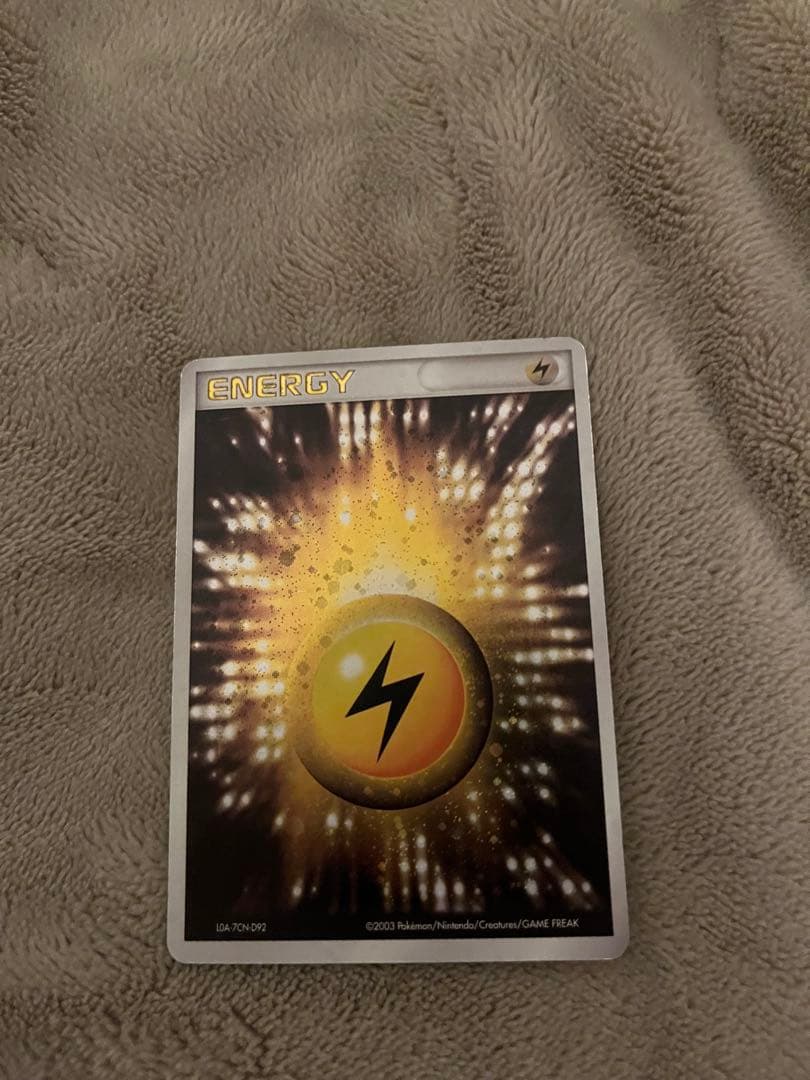 エネルギーカード 雷 キラ(4枚)