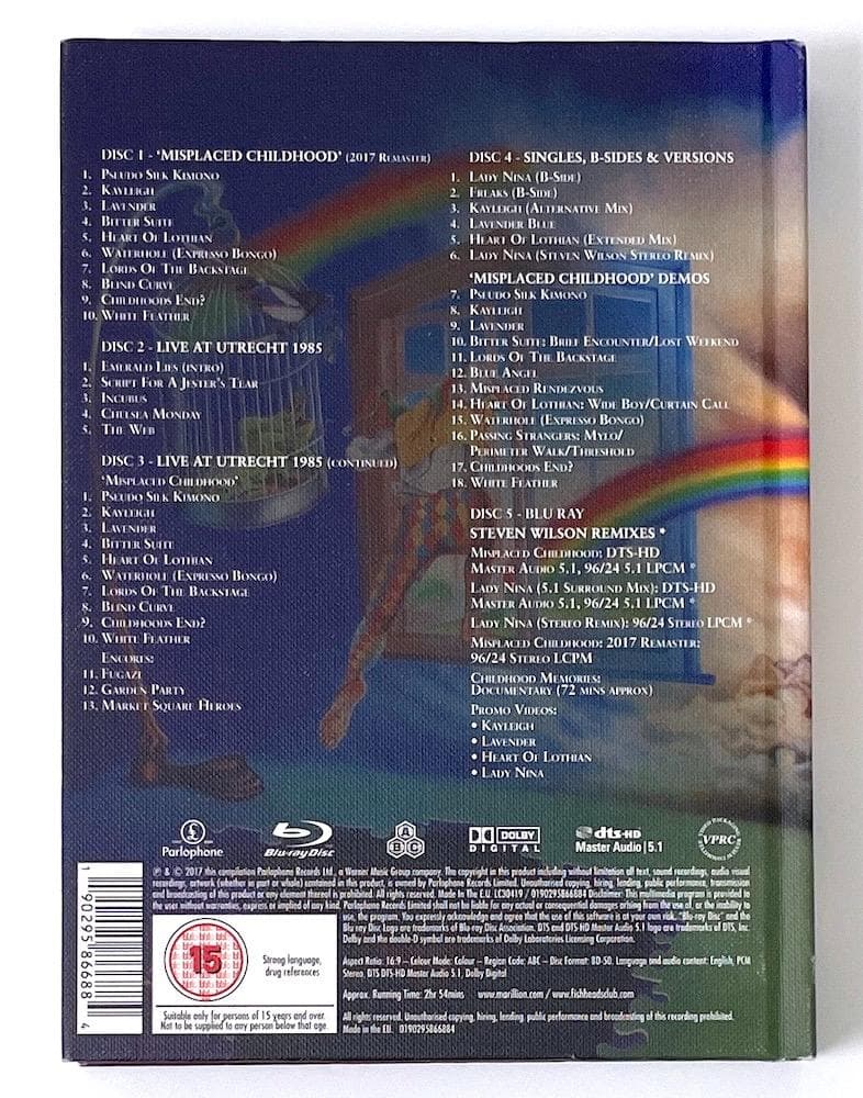 廃盤 CD MARILLION 過ち色の記憶 デラックス・エディション 5枚組
