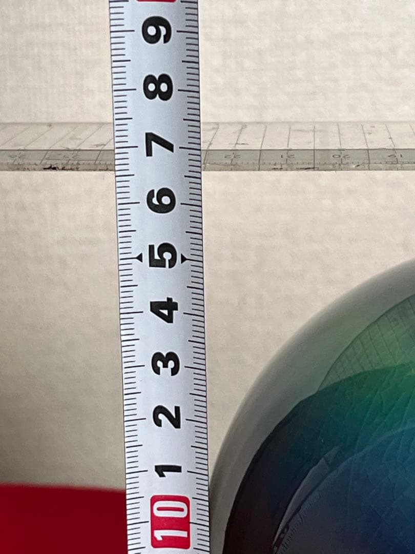 柳雨軒 三代 人間国宝 徳田八十吉（正彦銘）碧明釉 壺 高さ約16㎝ T298