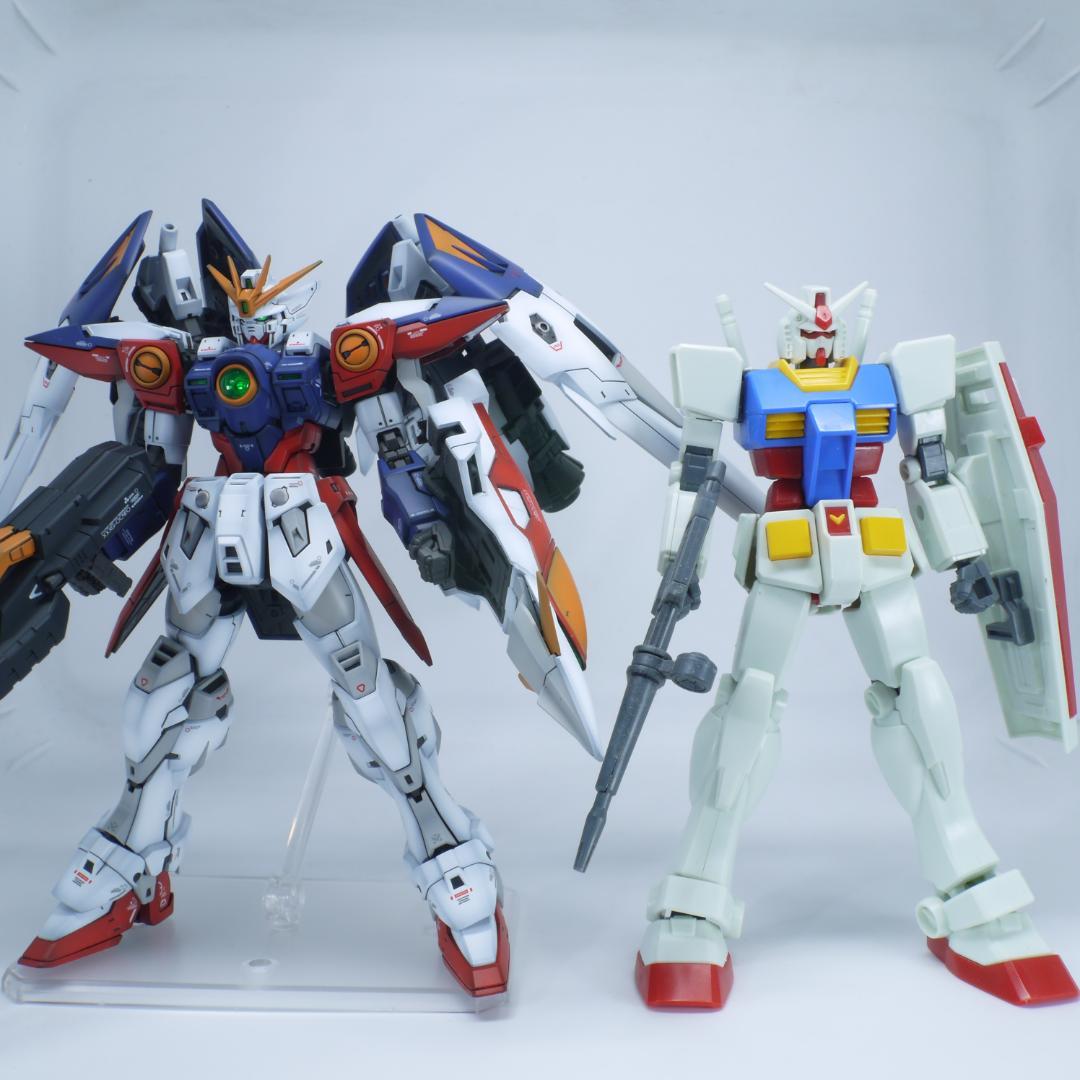 ガンプラ　RG ウイングガンダムゼロ　全塗装　完成品