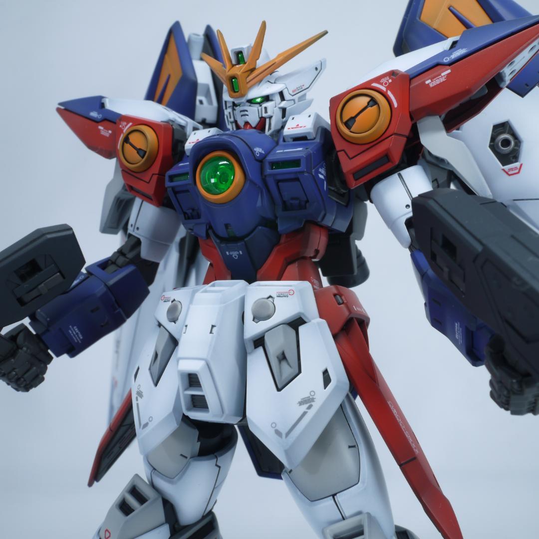 ガンプラ　RG ウイングガンダムゼロ　全塗装　完成品