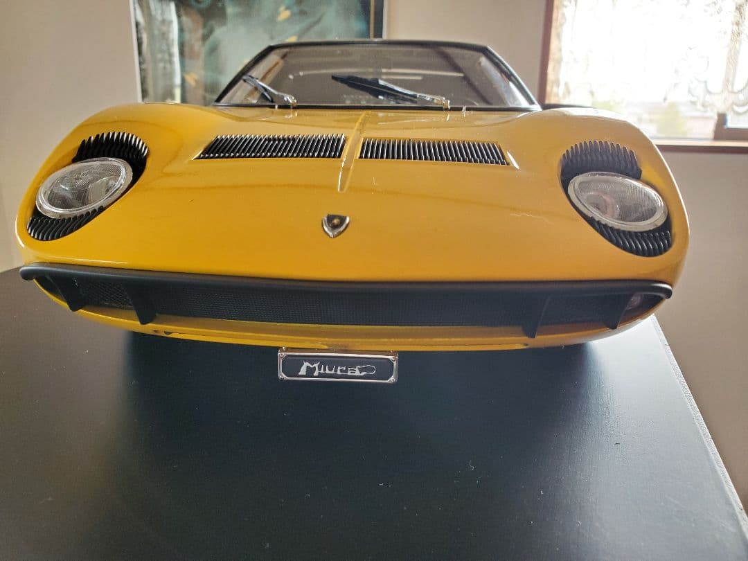 アシェット完成品　ランボルギーニ ミウラ S イエロー