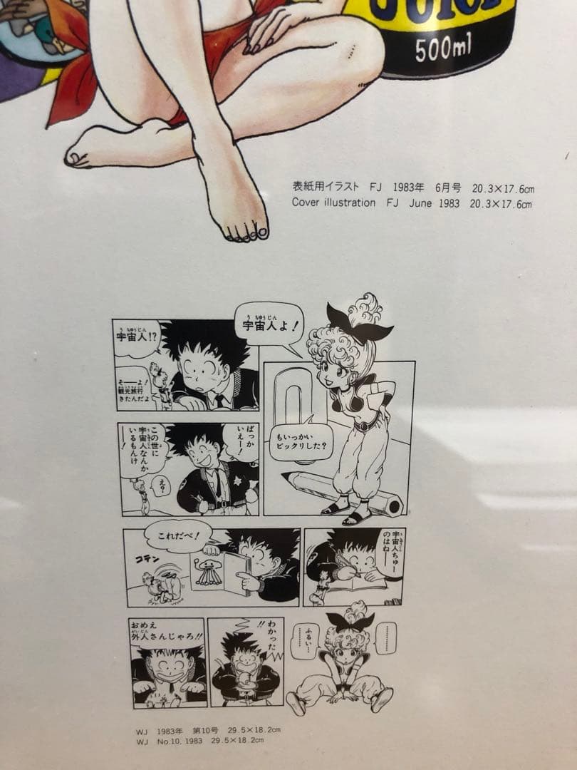 鳥山明　ＣＨＯＢＩＴ　チョビット　イラスト　30cm×30cmサイズ