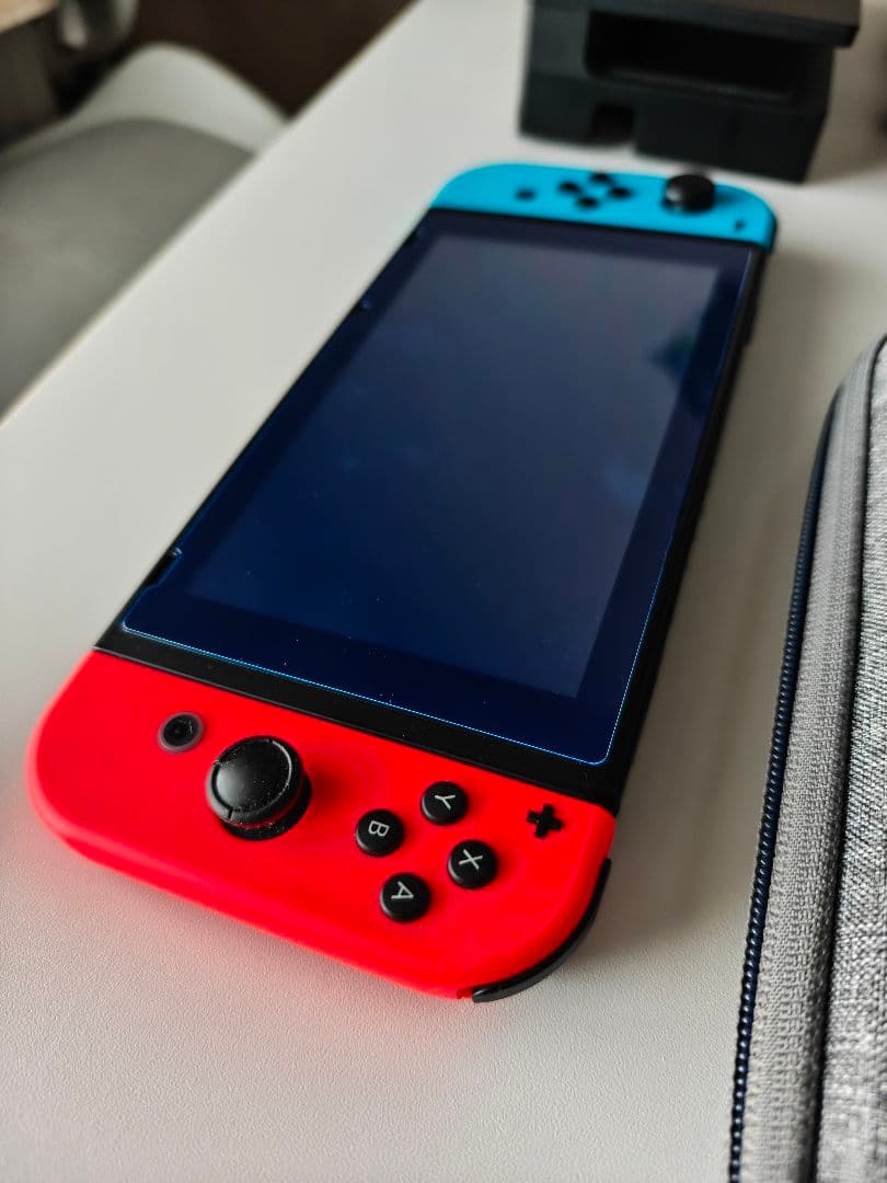 【美品】Nintendo Switch 本体 青/ケース付