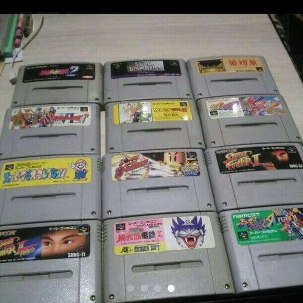 ファミコン本体 カセット16個セット+接触の悪いカセット12個