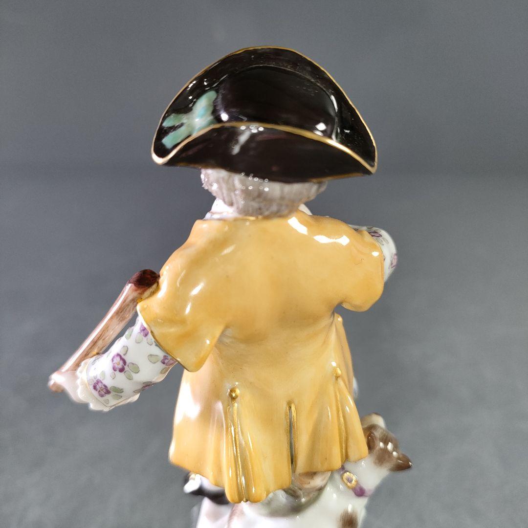 A1170-6/MEISSEN/マイセン/犬とガーデニングの少年/陶器人形/