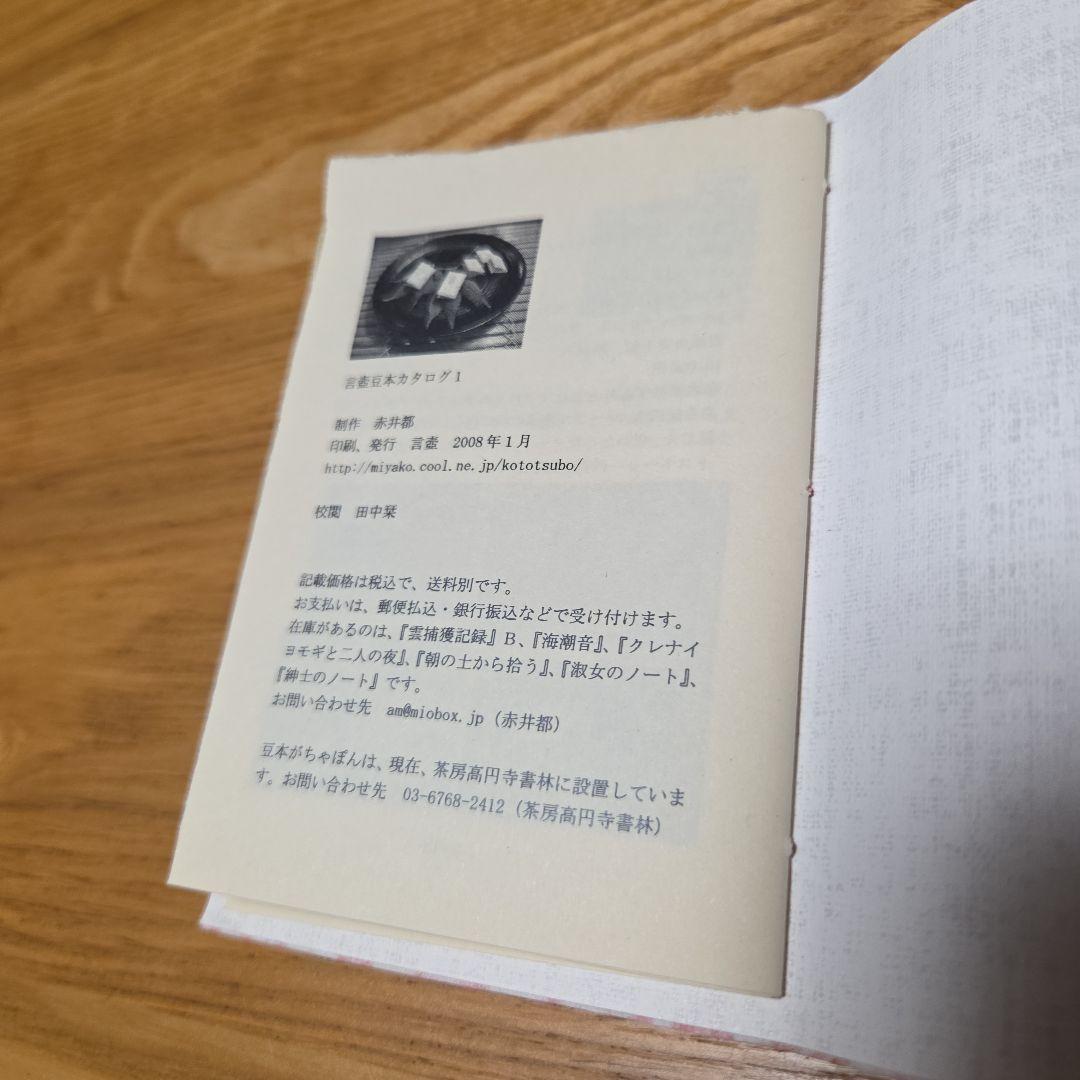 言壺　赤井都さんの豆本　雲捕獲記録　上製本限定100部本完品？➕️オマケ付きます