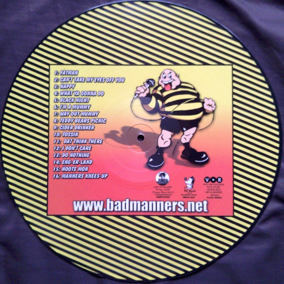 【レコード】BAD MANNERS / stupidity　ピクチャーレコード