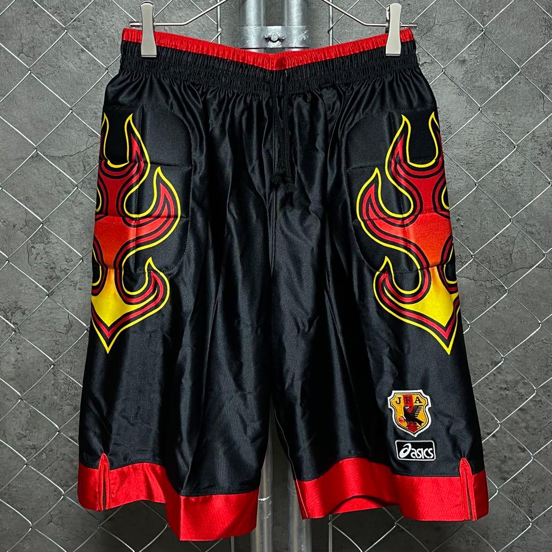 アシックス　日本代表　1998 炎柄　ゴールキーパーユニフォーム　XOサイズ