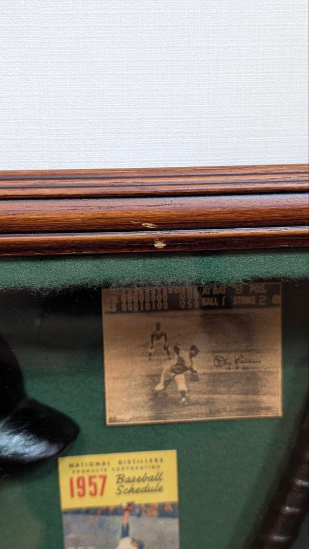 メジャーリーグ 大リーグ 記念品 ガラス額入りミニチュアコレクション