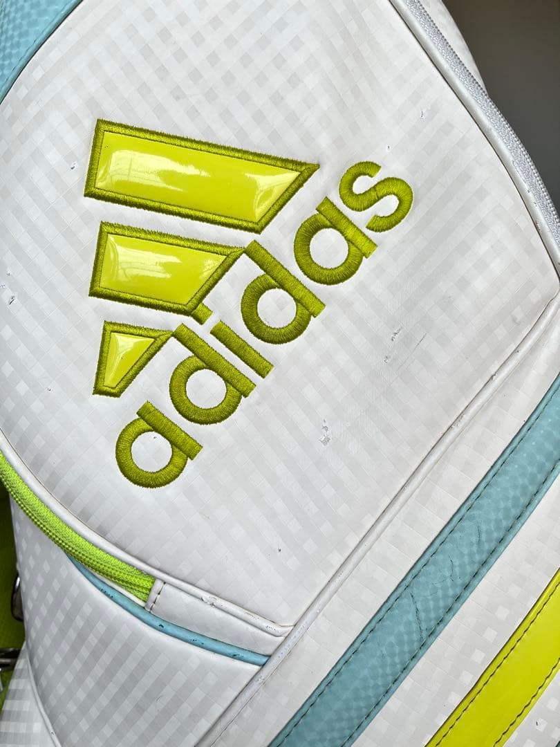 良品adidas アディダス　カート型キャディバッグ レディース　軽量　8.5型